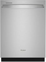 Whirlpool WDT750SAKZ Dishwasher with 3rd Rack, 13 Place Settings, Adjustable Racks & Quiet 47 dBA - Stainless Steel
