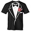 Tuxedo T-shirt Black1