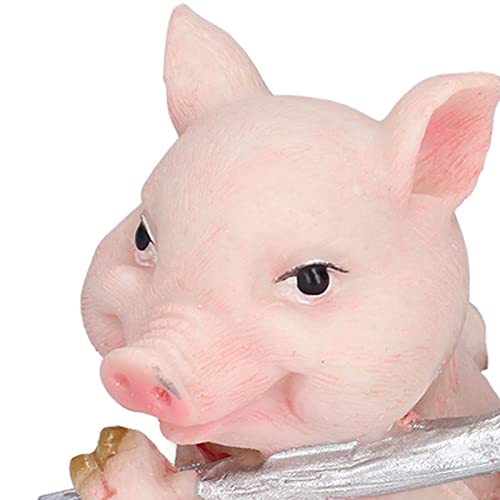 Estátua de jardim bebê porco, estátuas de animais duráveis