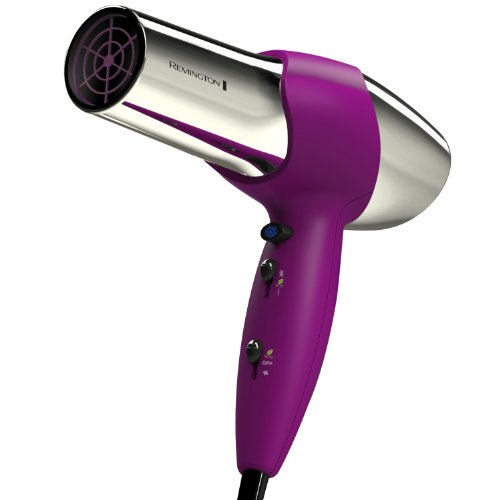 Remington D1880SD Ionic Ceramic Heat Protection Conditioning Hair Dryer, Purple