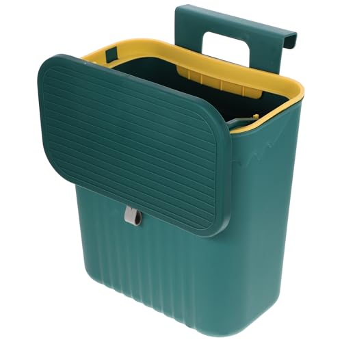 Caneca de basura colgante con tapa 5L para cocina y baño