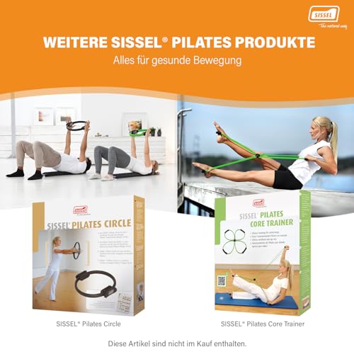 SISSEL Pilates Soft Ball | Gymnastikball & Pilates Ball für Training & Entspannung | Softball für Bauch, Rücken & Core | 22 cm | Belastbar bis 155 kg | Sport Bälle | Gummiball | Physiotherapie Zubehör