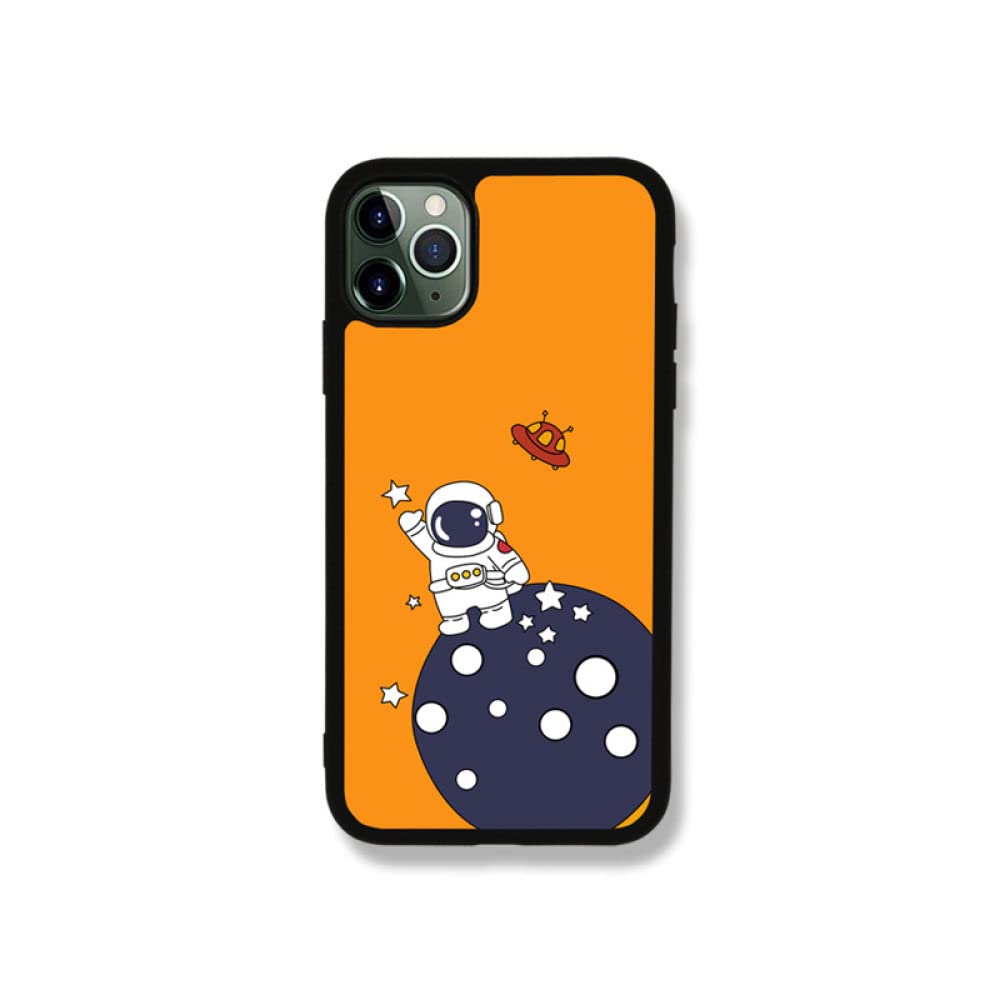 Coque silicone antidérapante astronaute dessin animé pour iPhone 11 Pro Max - 6
