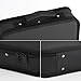 Segbeauty Barber Tool Bag, 11.8 x 8.5in PU Leather Travel Makeup Toiletry Carrying Case, Hair Styling Cutting Kit Storage Organizer for Clipper Shears Combs Cosmetics Salon Beauty Supplies