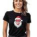 Personalized Handmade Santa Bubble Gum Christmas Shirt,Retro Holiday Tee for Women,Xmas Party Group Outfit, Unique White