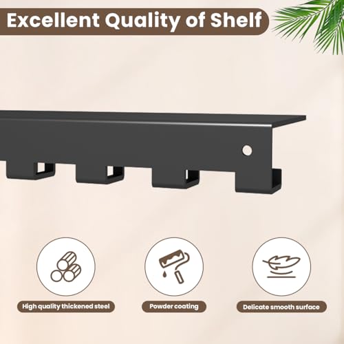 Floating Shelf Organizer Compatible with Tonal Accessories Wall Mount Hanger with Hooks T- - image 3