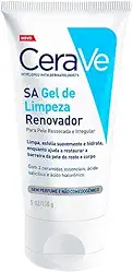 CeraVe, SA Gel de Limpeza Renovador, com Ácido Salicílico, Ácido Hialurônico e Efeito Esfoliante