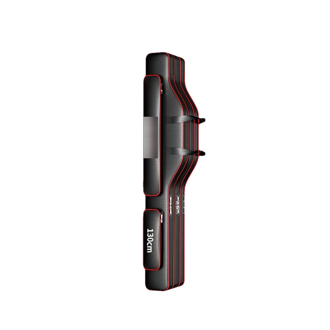 Suwequest Borsa da pesca Oxford a 2/3 strati, porta canne da pesca, borsa per attrezzi da pesca, borsa impermeabile per attrezzatura da pesca, 3 strati, 130 cm