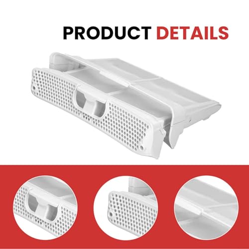 Filtre pour sèche-linge Bosch pièce de rechange 00656033 plastique blanc maison - 8