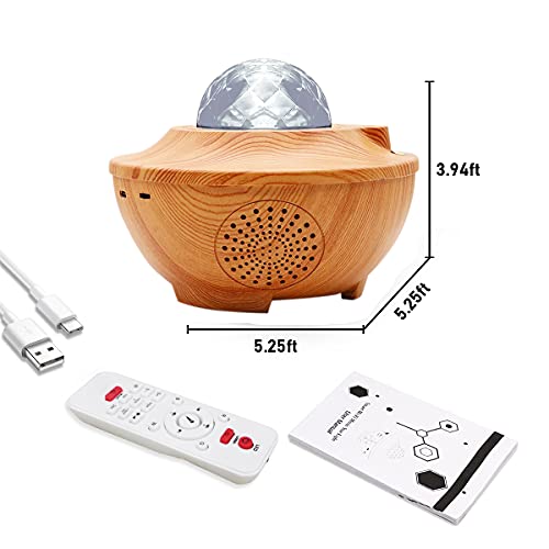 Proiettore LED cielo stellato venatura del legno