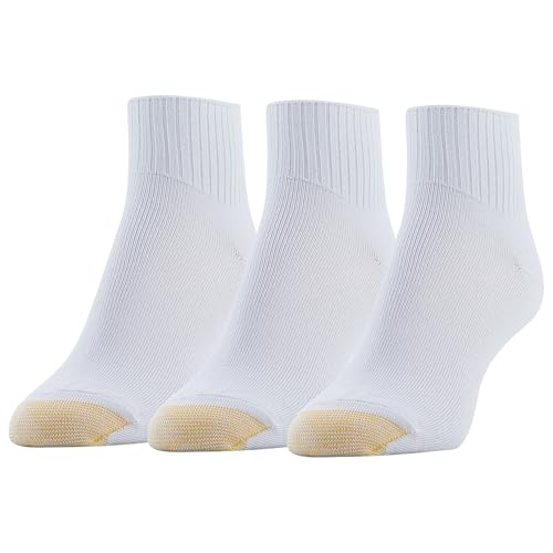 GOLDTOE Women's Ultra Soft French Quarter Socks 3 Pack