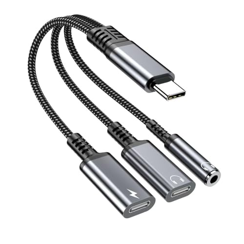 Adaptateur USB-C vers casque 3.5 mm double type C iPhone 15 16