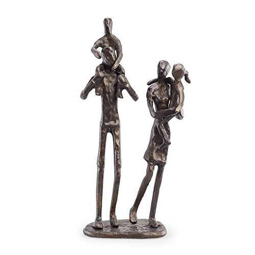 Escultura de Bronce Familia con Niños Danya B