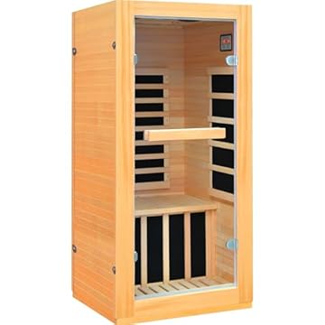 sauna with red light therapy