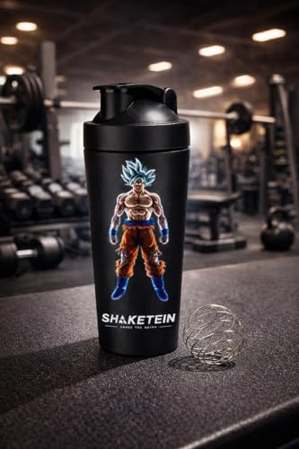 Image of Stainless Steel Gym Shaker Bottle 750ml | Leak Proof Protein Mixer Shaker | BPA Free | Metal Sports Water Bottle for Gym, Workout & Fitness