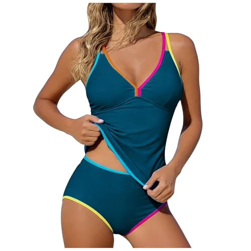 Tankinis Tallas Grandes Traje De Baño para Mujer Conjuntos De Traje Baño Dos Piezas con Pantalones Cortos Push Up Sexy Beachwear Reductora Ropa Playa Vacaciones