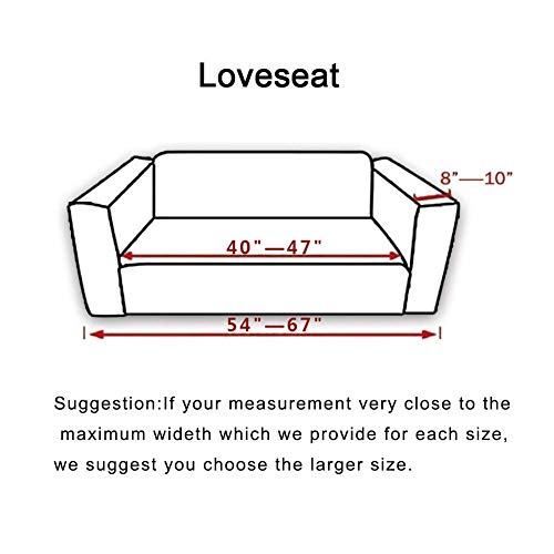 image for nordmiex Printeded Stretch Sofa Slipcover - 1 Piece Elastic Polyester 