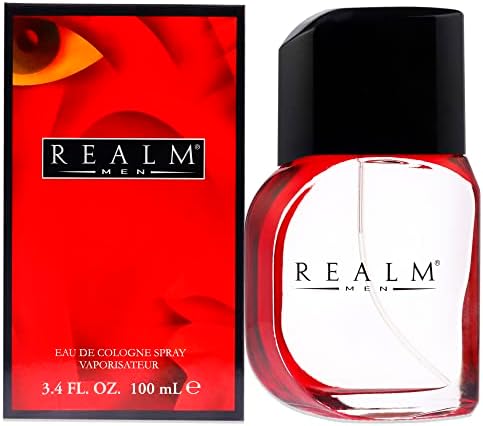Realm By Erox Corporation For Men. Eau De Cologne Spray 3.4 Oz, RED