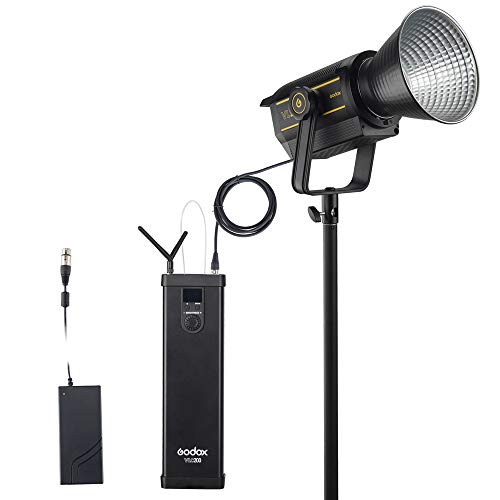 Godox VL200 LED Videoleuchte, 200W LED-Dauerlicht mit Fernbedienung APP, CRI 96, TLCI 95, mit Bowens Mount, für Kinder… – Bild 5