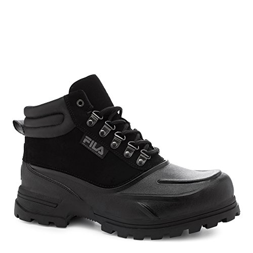 Fila Men's Weathertec Hiking Boot, Black/Black/Black, 12 M US