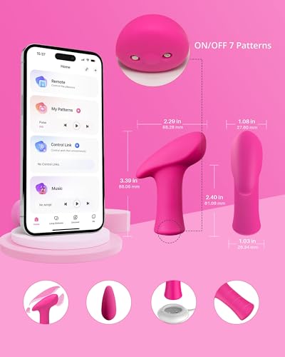 Image of LOVENSE Ambi Mini Bullet Vibrator, Small and Discreet Powerful Stimulator with Long Distance Bluetooth Wireless Control, Hammer Shape to Pinpoint Stimulate