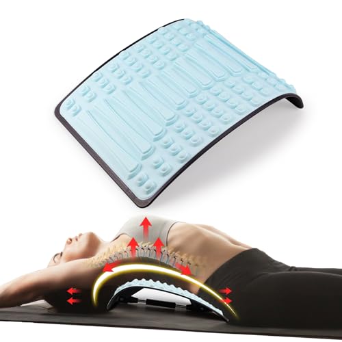 Image of Back Stretcher for Lower Back Pain Relief，Unlimited-Level Adjustable Lumbar Back Cracker Board, Back Cracker for Men & Women Stretching, Back Cracking Device for Scoliosis