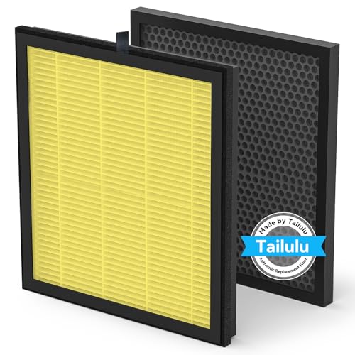 Image of Tailulu Air Purifier Filter for HQKJ-180 Air Purifier (Yellow 1Pack) | H14 Grade True HEPA for Large Room Filter Allergies Pollen Smoke Dust Pet Dander