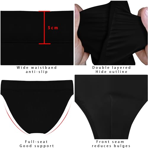 Men Dance Belt Full-seat Ballet Brief for Dance and Cosplay, Bulge Hiding Underwear3