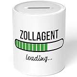 JUNIWORDS Spardose Sparbüchse, Zollagent Loading (6223590)