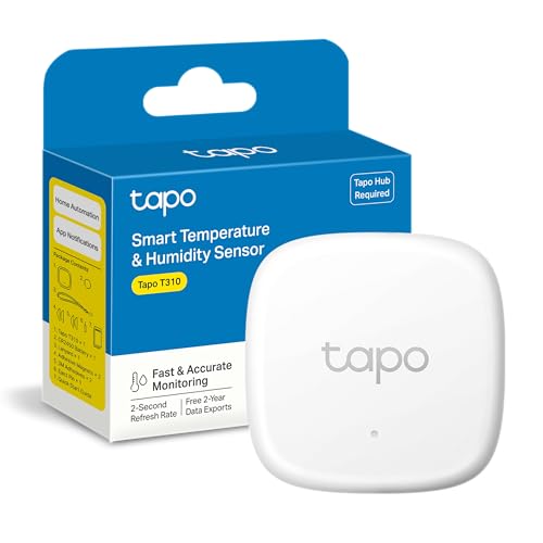 Tapo TP-Link Sensor de Temperatura y Humedad WiFi Inteligente,