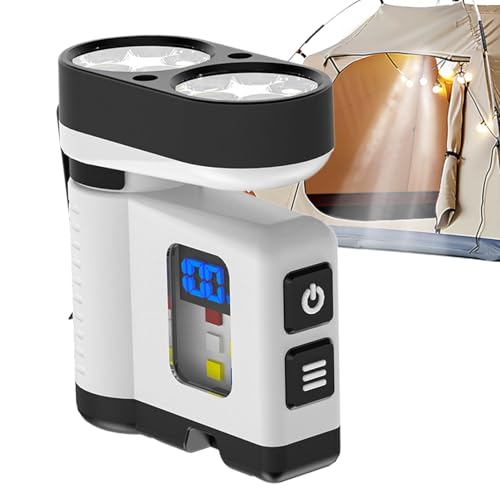 Luz de trabajo magnética, linterna de reparación del hogar, luz de trabajo magnética impermeable para senderismo, taller, construcción, viajes, camping, coche, garaje