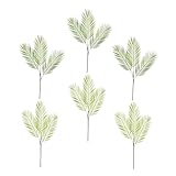 PRETYZOOM 6pièces Artificielles Décoratives Vert Sago pour Décoration Intérieure Et É...