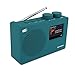 Produktbild Metronic DAB Radio (DAB+, UKW, portabel, Radiowecker, Blockdesign), blau, 477253
