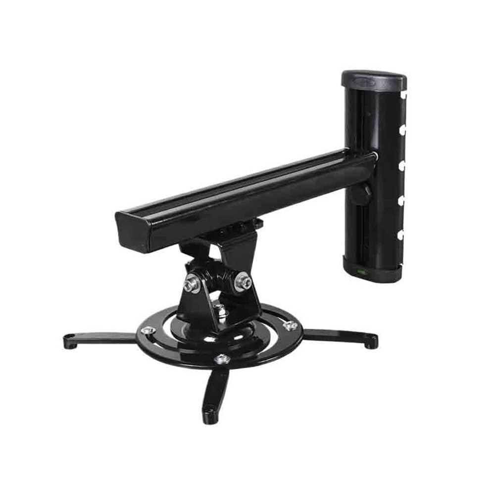 Shihan-2015 Projector Stand Aluminum Alloy 360 Degree Projector Wall Mount Full Motion Retractable Universal Hanger Bracket Office(Black)