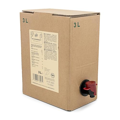 KoRo - Pur Jus de Gingembre Bio et Organique - Bag-in-Box 3 L, Sans Sucre Ajouté, Sans Colorant ni Conservateur, Riche en vitamine C