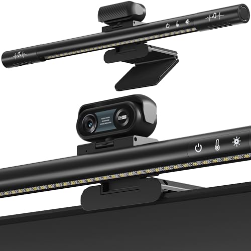 4-in-1 4K Webcam with Light Bar