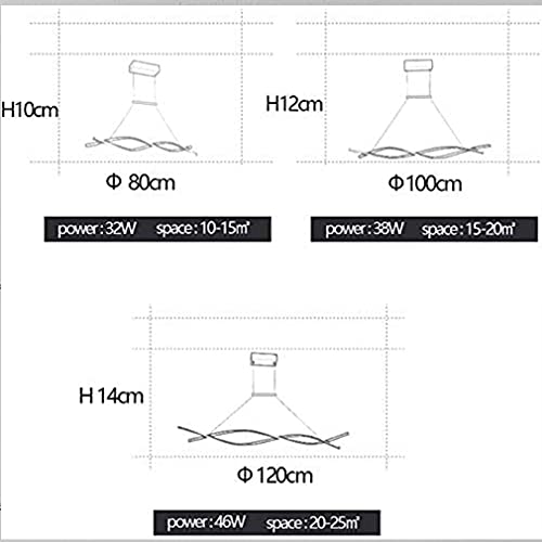 Suspension luminaire LED pour table à manger moderne et réglable