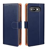 google pixel9a 用 ケース 手帳型 pixel 9a 手帳 ピクセル9a 携帯カバー 高級PUレザー 耐衝撃 耐摩擦 全面保護 マグネット式 カード収納 スタンド機能 手触りが良い 人気 上質 ブルー