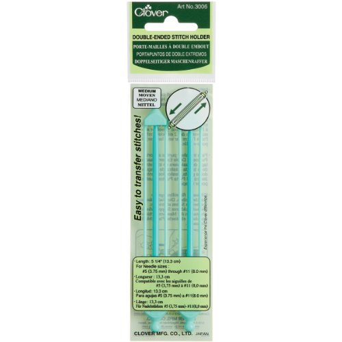 Clover Double-Ended Stitch Holders, 5.25", 2 Pack