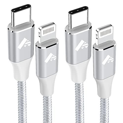 タイプC iPhone 充電器ケーブル 1.8M Aioneus Type C Lightningケーブル USB C ライトニングケーブル 2本セット USB C Lightningケーブル PD高速充電 ナイロン編み iPhone 13 12 Pro Max 11 XS XR X 8 8plus SE2