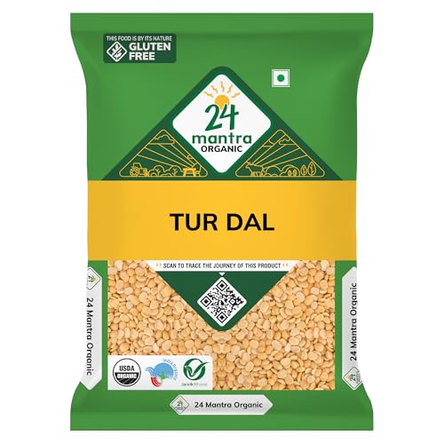 24 Mantra Organic Toor Dal/Tur Dal/Arhar Dal 1Kg