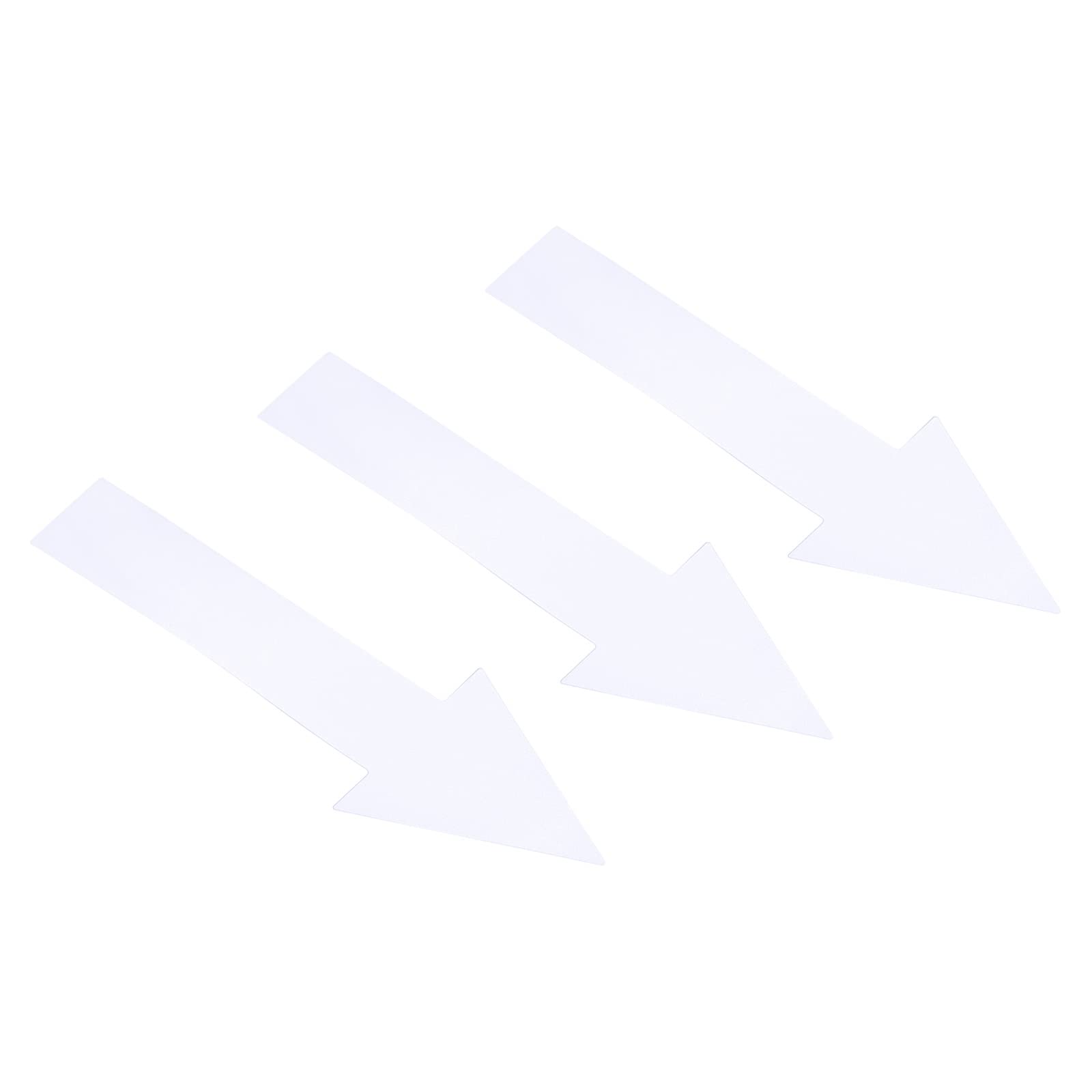 PATIKIL Arrow Sticker 8 Inch, 10 Sheet Directional Sign PVC Adhesive Removable Floor Decal for Floor Wall Marking, White