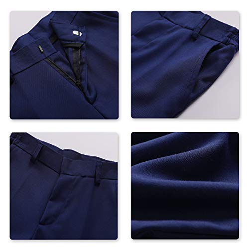 Boys Plaid Tuxedo Suit Slim Fit Dresswear 3 Pieces Blazer Pants Vest #TOP7