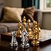 Weighted Metal Chess Pieces 2.6 Inch King Extra Queens Chess Pieces Only, No Board