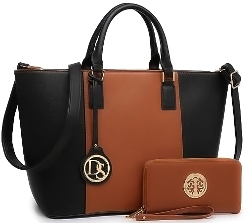 DASEIN Women's Handbags Purses Large Tote Shoulder Bag Top Handle Satchel Bag for Work