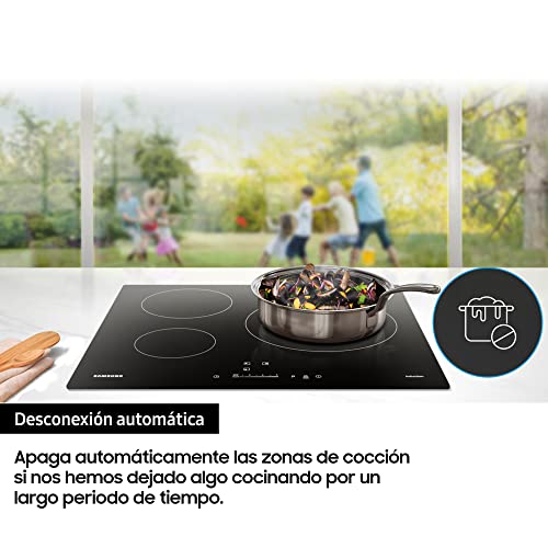 SAMSUNG Table de cuisson induction 60cm 3 foyers NZ63R3727BK - vue 9
