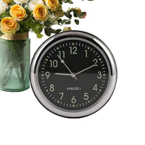Reloj analógico automático pequeño reloj adhesivo para rejilla