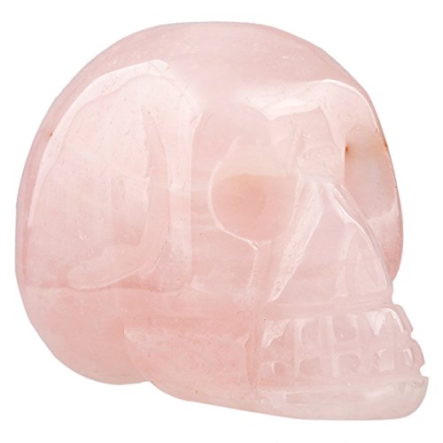 Shanxing Mini Crane Pierres et Cristaux Figurine Poche Statue Cristal Guérison Reiki Décoration 1.5 Pouces,Quartz Rose Cover