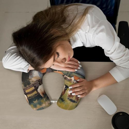 Almohada cervical espuma memoria U 30x25 cm miniatura 6