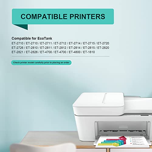 LOFBLAT 104XL Encre Compatible Multipack pour Epson ET-2710/ET-2711/ET-2712/ET-2714/ET-2715/ET-2720 (Noire, Cyan, Magent